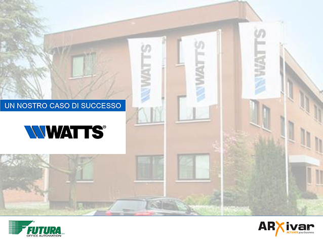 Processi automatizzati e controllati per l'acquisto di materiale idraulico per WATTS