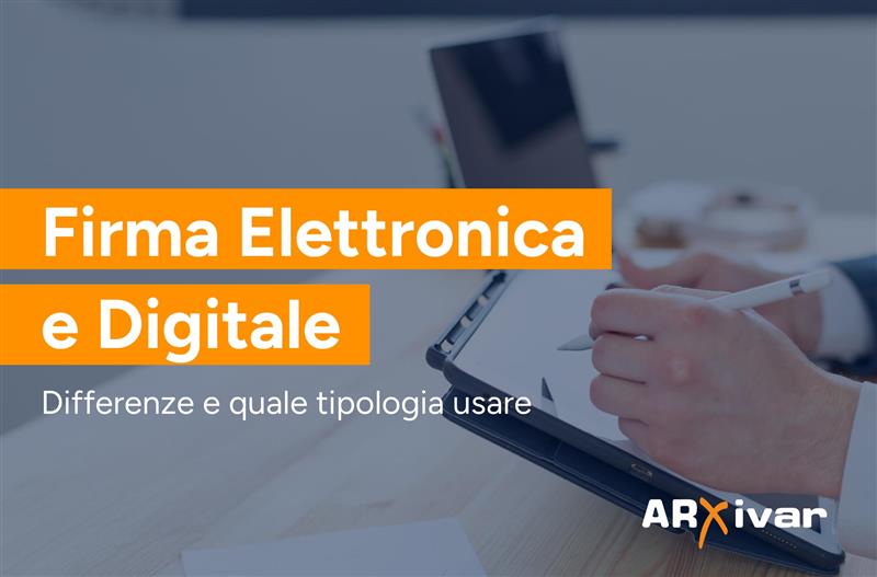 firma elettronica e firma digitale