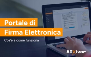 come funziona portale di firma elettronica