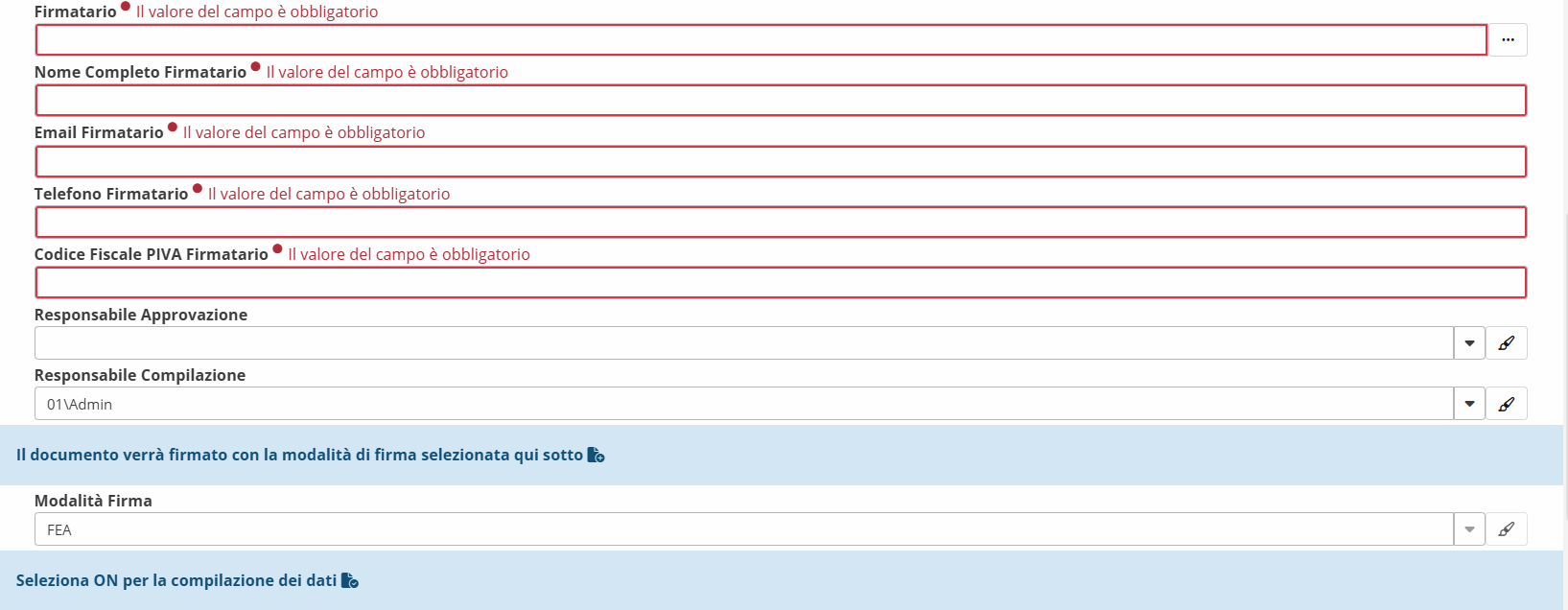 FEA - Data Proget